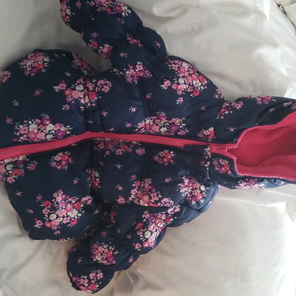Pink Platinum Puffy Coat